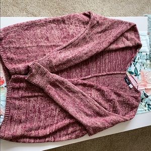 BDG for Urban Outfitters red marled open cardigan